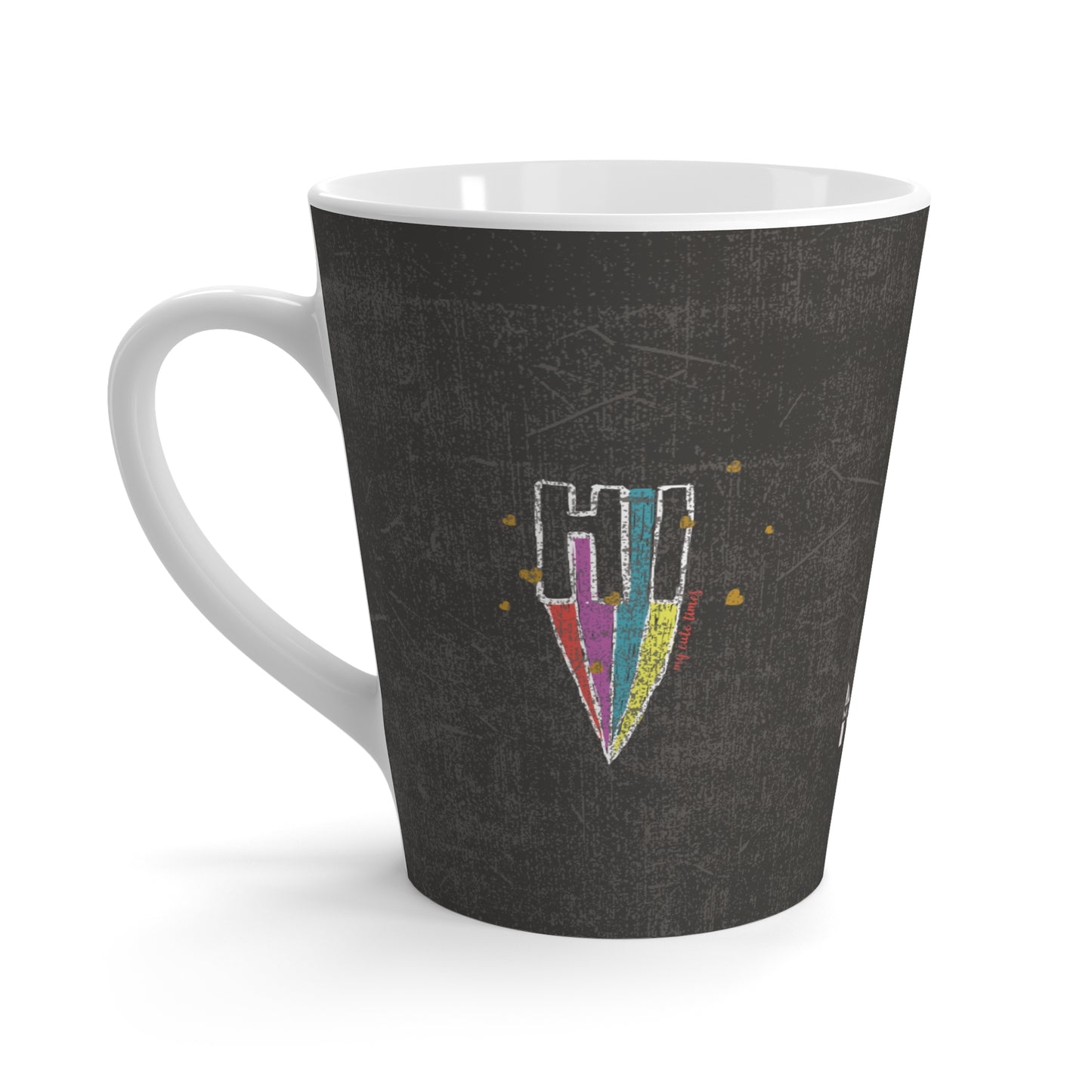 Cute Written Latte Mug