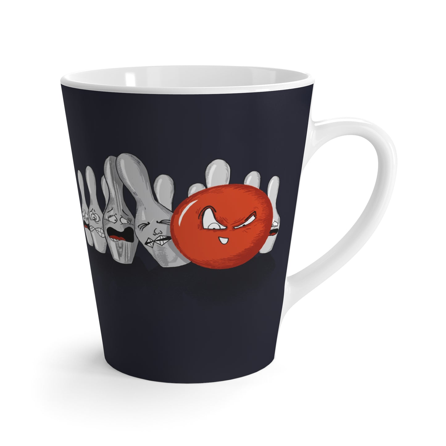 Bowling Latte Mug