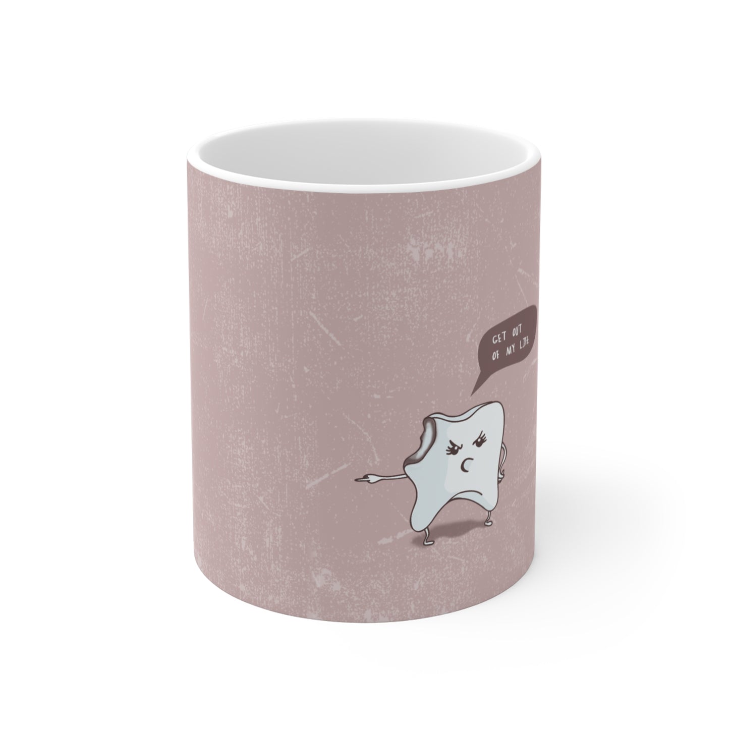 Funny Chocolate and Tooth Mug 11oz