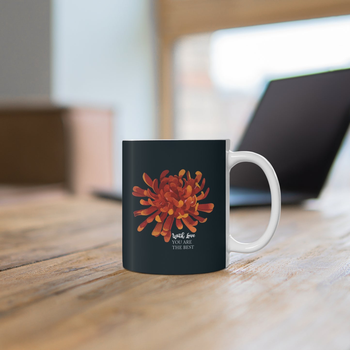 Elegant Flower Mug 11oz