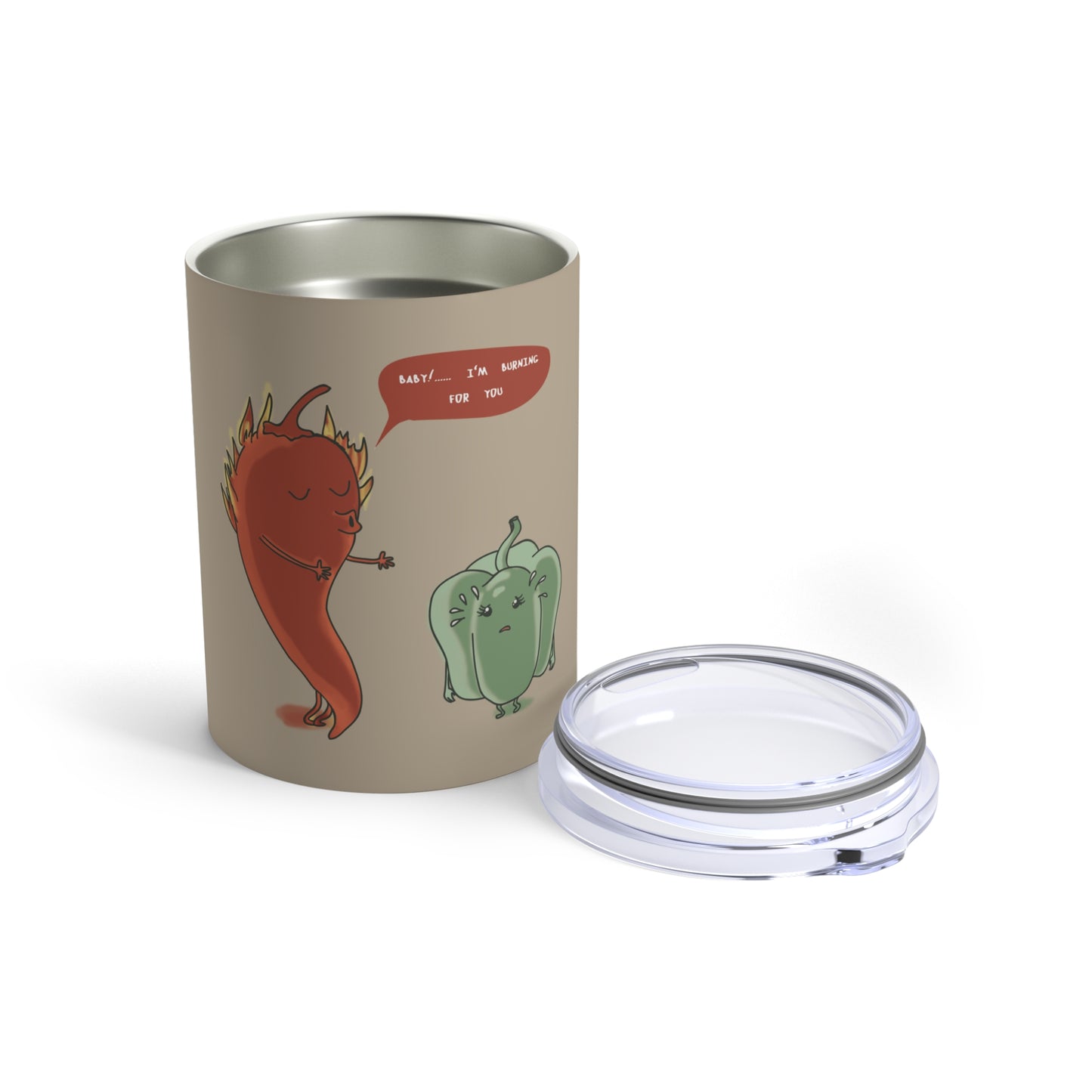 Cool Pepper Illustration-Tumbler 10oz