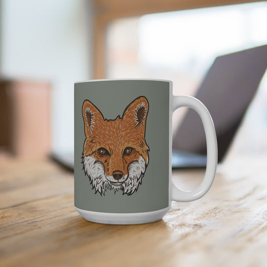 Fox illustration Mug 15oz