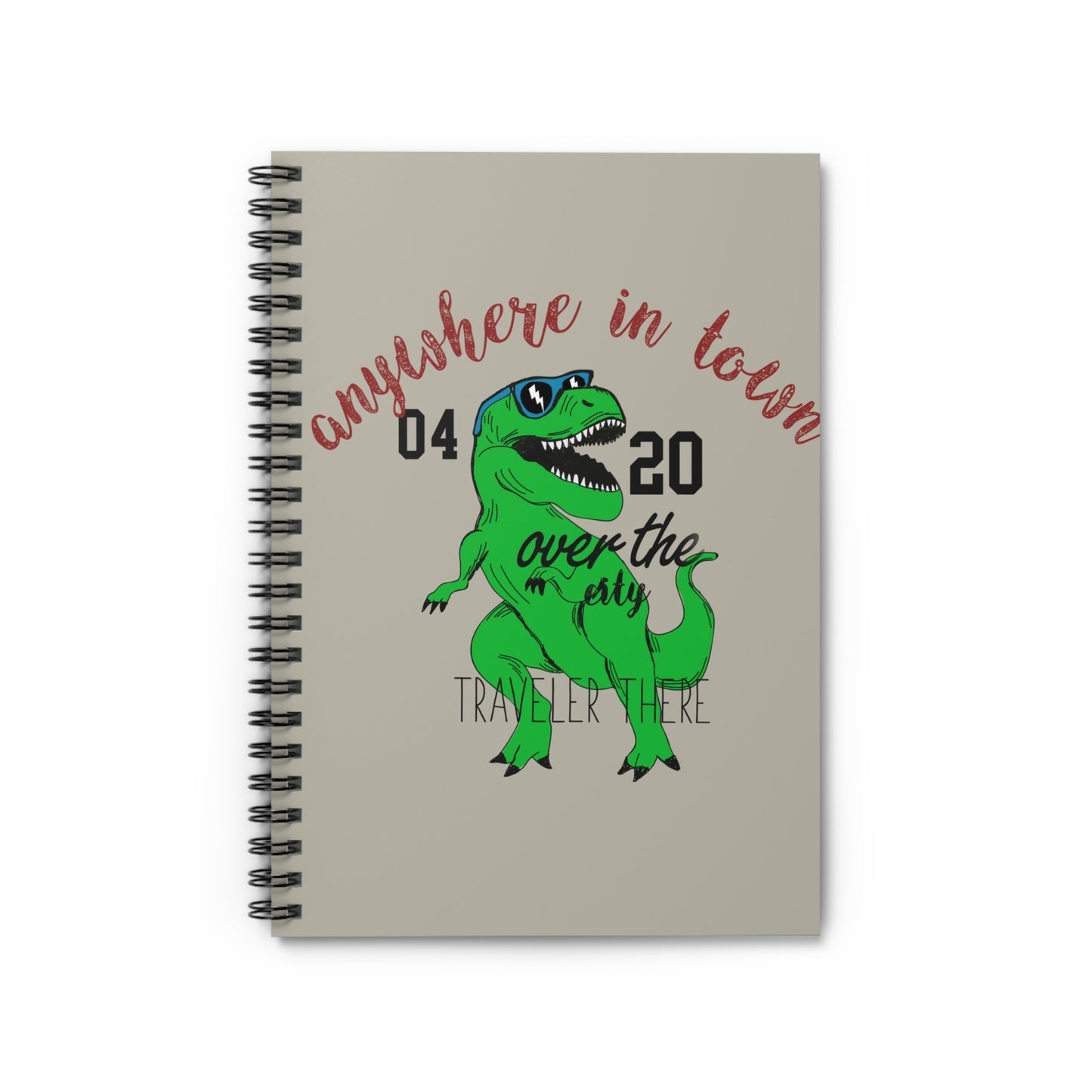 Dinosaur Spiral Notebook - Ruled Line