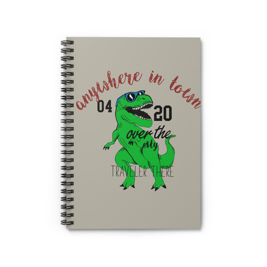 Dinosaur Spiral Notebook - Ruled Line