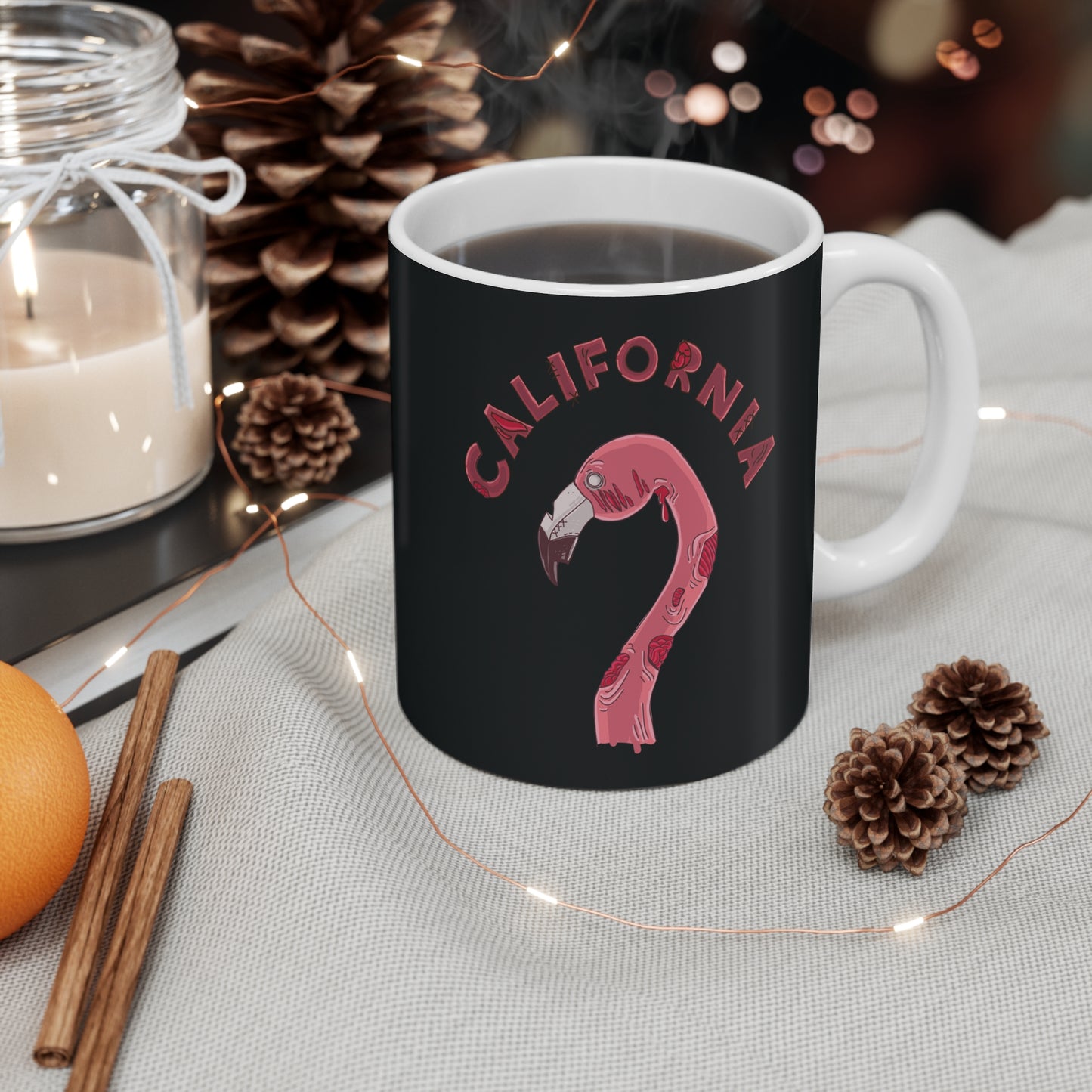 California Flamingo Mug 11oz