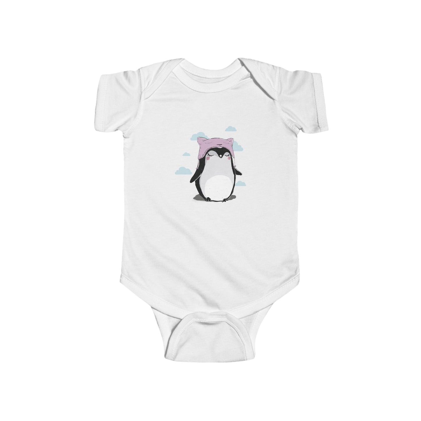 Cute Penguin Infant Fine Jersey Bodysuit