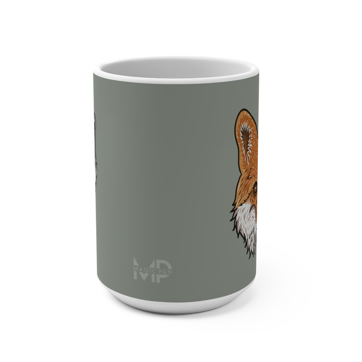 Fox illustration Mug 15oz