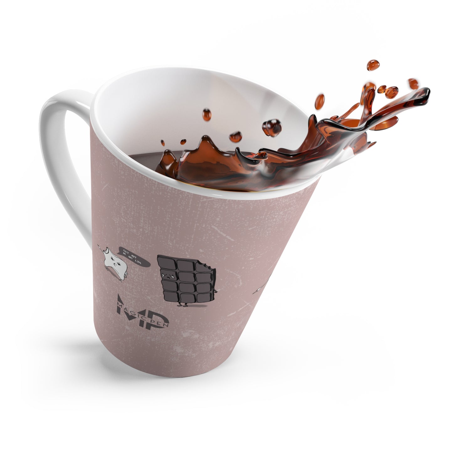 Funny Chocolate and Tooth Latte Mug