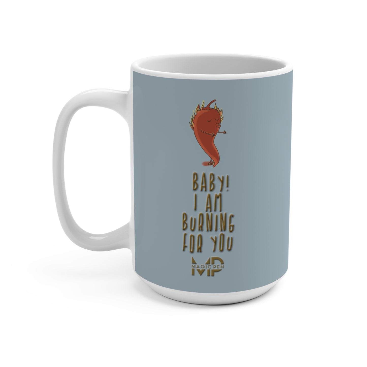 Cool Pepper Illustration Mug 15oz