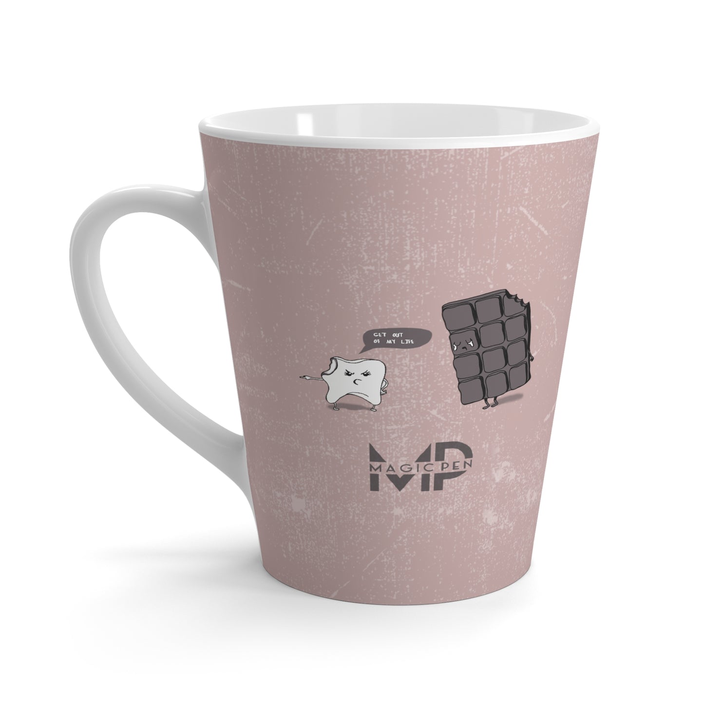 Funny Chocolate and Tooth Latte Mug