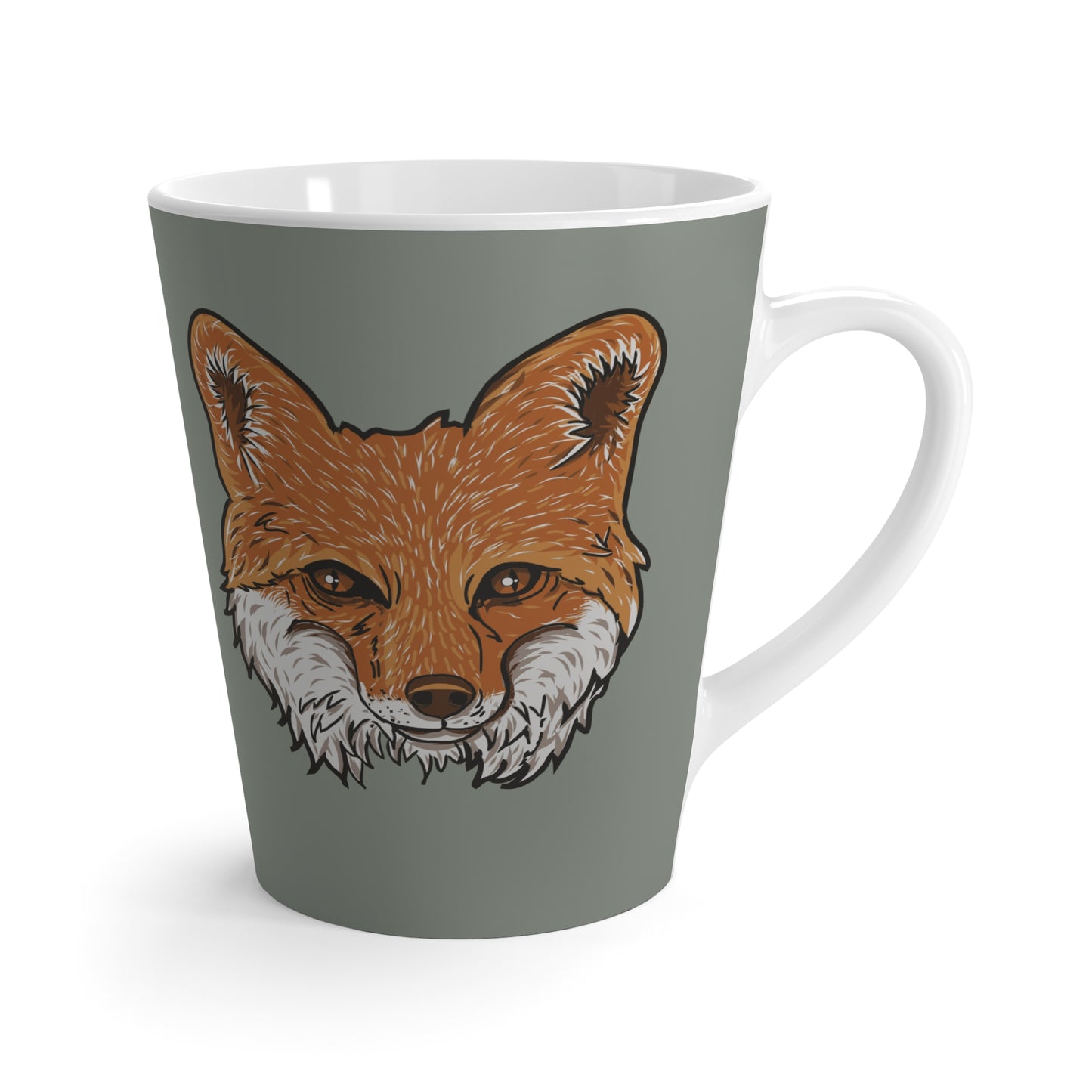 Fox  illustration Latte Mug