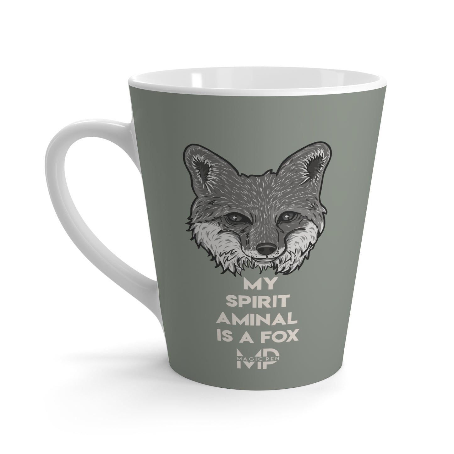 Fox  illustration Latte Mug