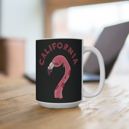 California Flamingo  Mug 15oz