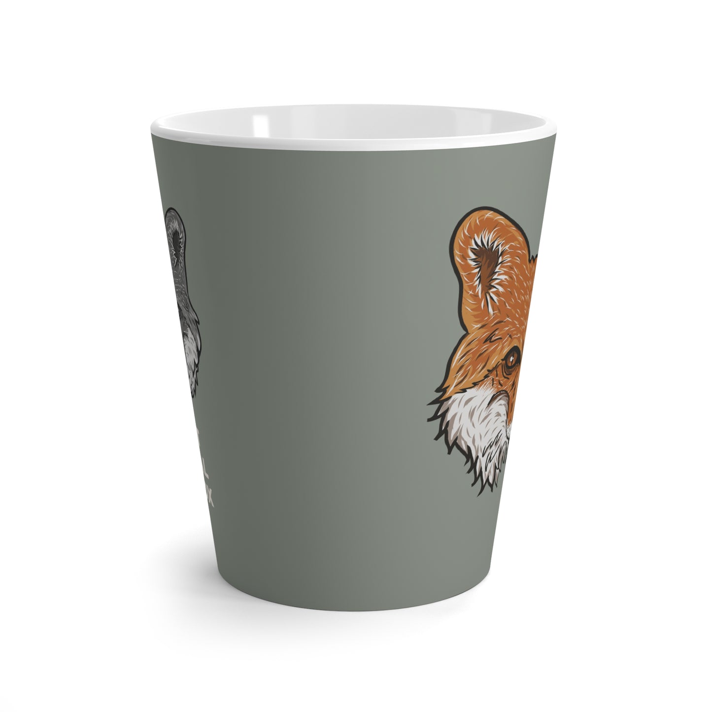 Fox  illustration Latte Mug