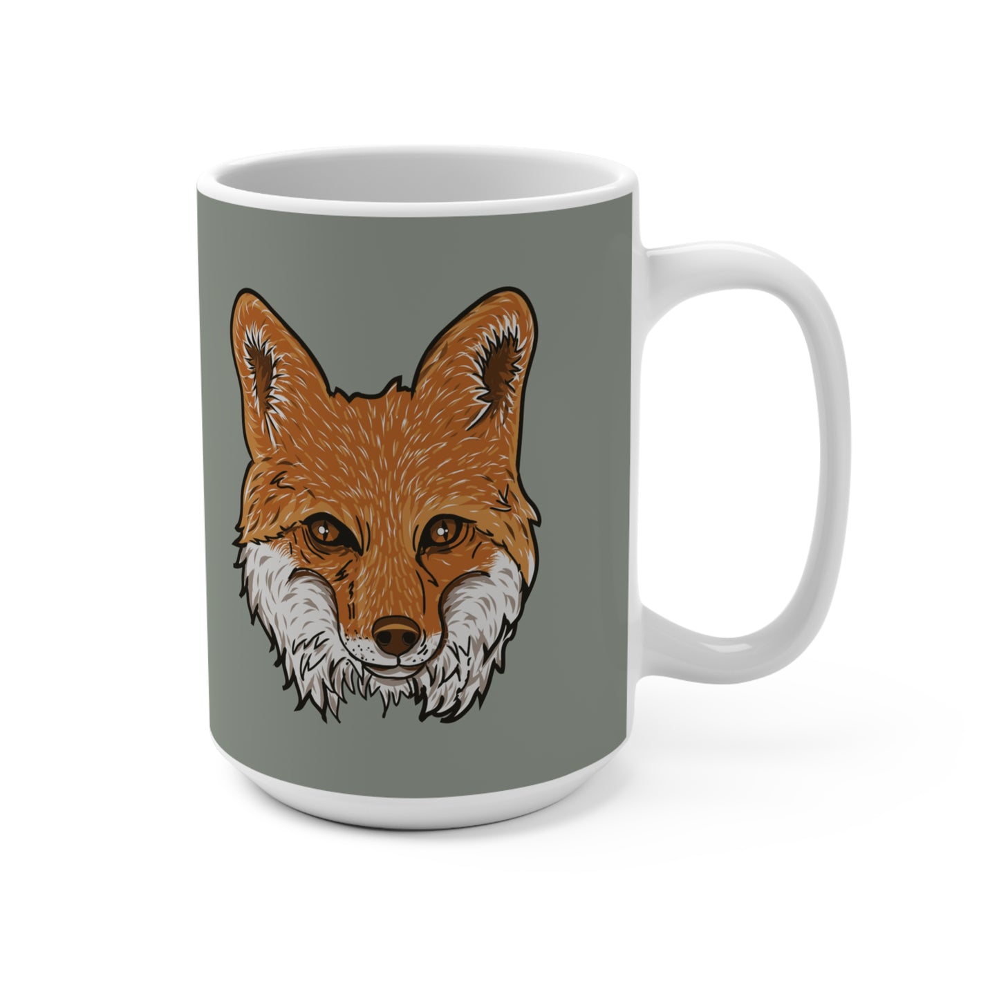 Fox illustration Mug 15oz