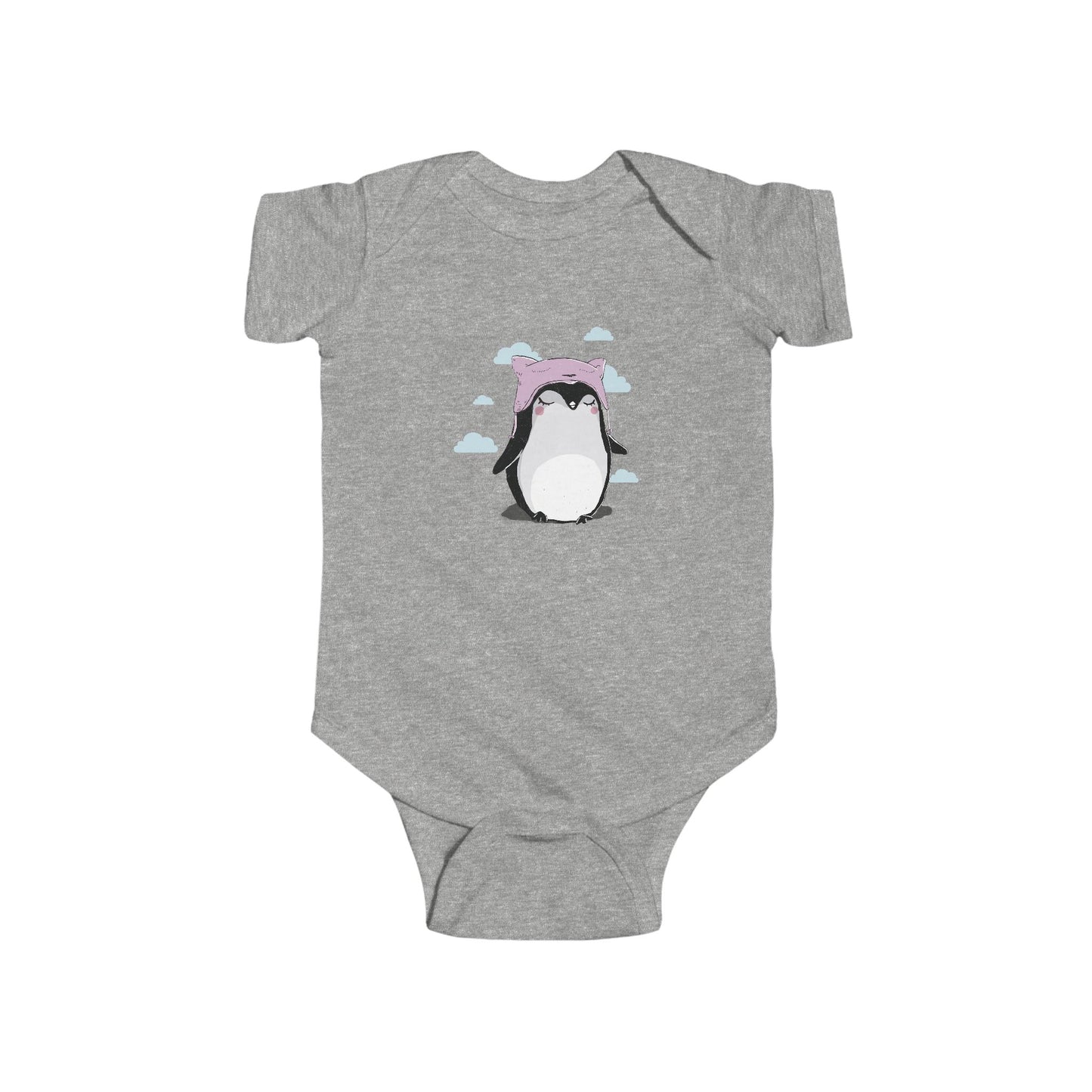 Cute Penguin Infant Fine Jersey Bodysuit