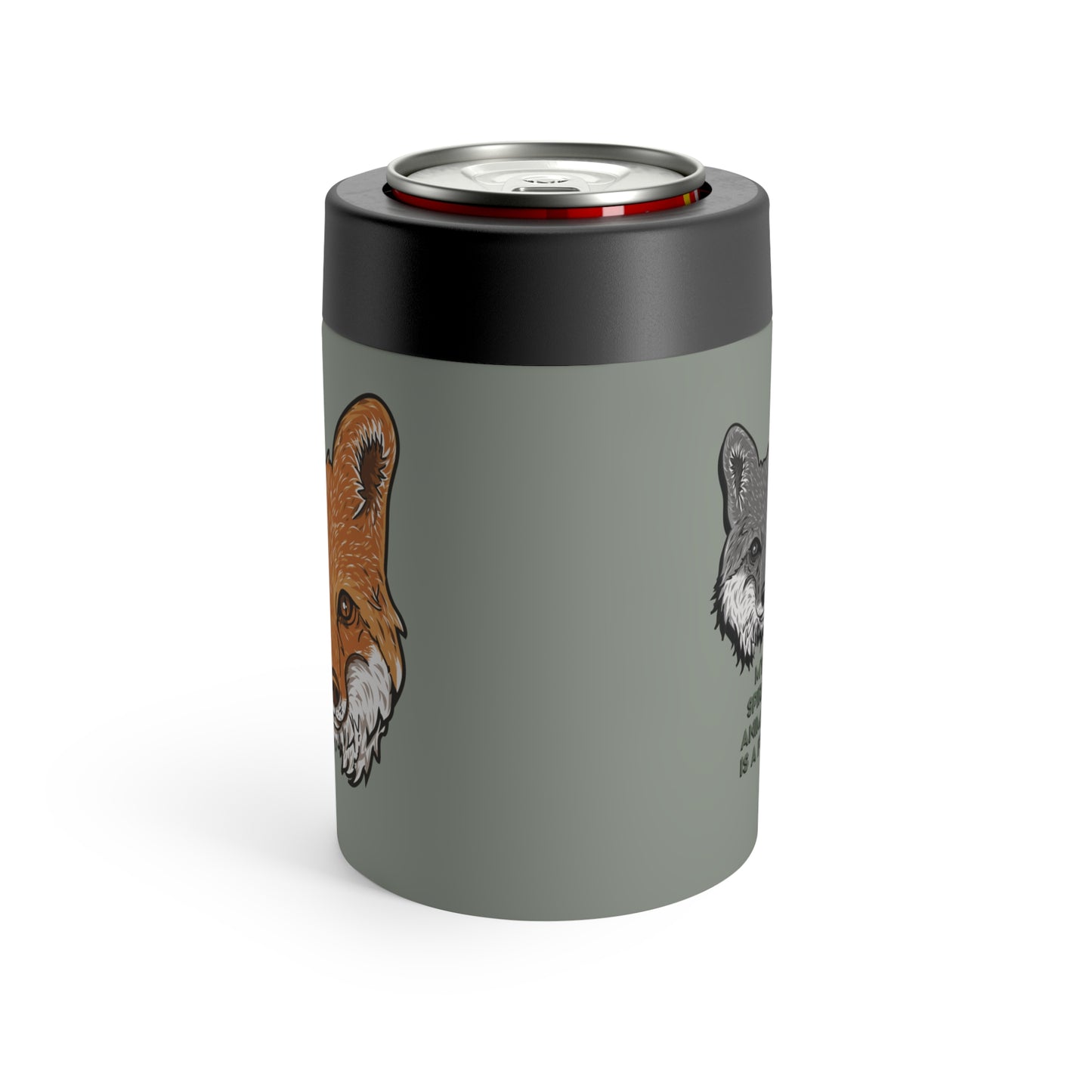 Fox Illustration-Can Holder